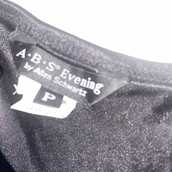 Simple Black Poly Satin feel Cami ABS Allen Schwartz - Picture 2 of 2